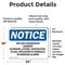 Signmission Wetland Conservation Easement No Mowing, 24 in W x Rectangle, Vinyl Decal OS-2PACK-NS-D-1824-L-19039 - alternate 3